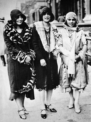 Three Women in Cloche Hats