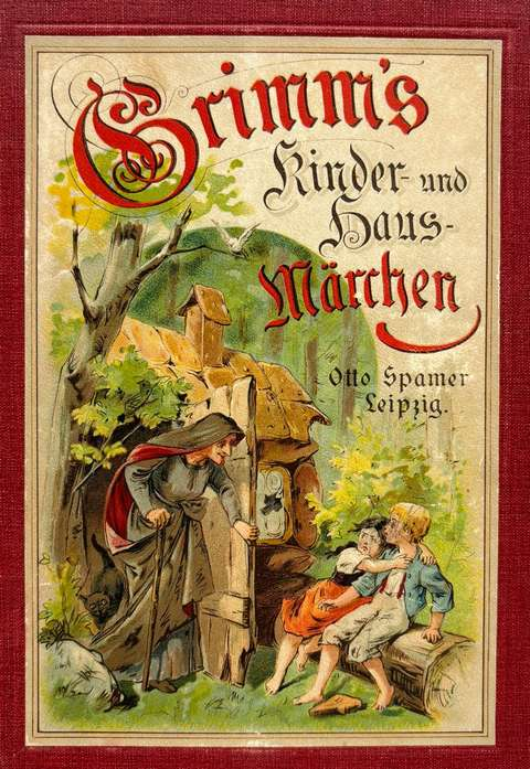 Old Grimms Fairytales Cover Leipzig