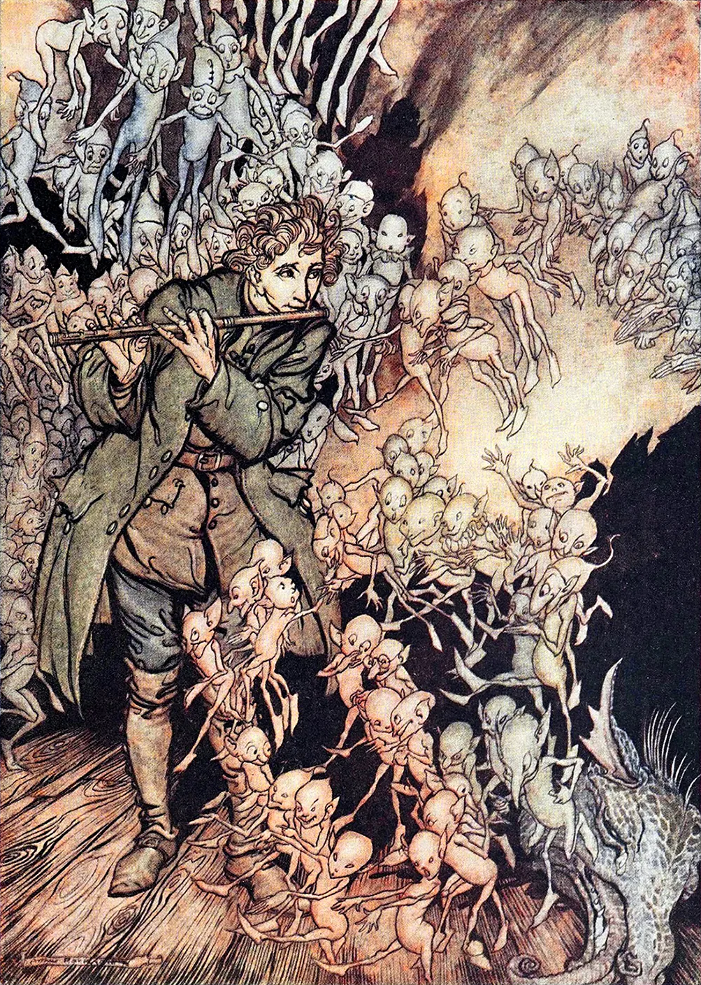 Rackham's Illustration for The Gnome
